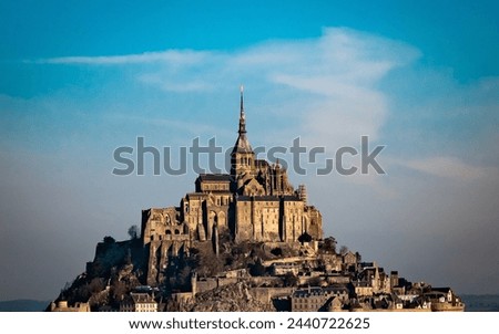Beautiful picture of Mount Saint - Michel, France