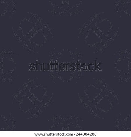 Vector Elegant background with lace seamless . Floral ornament in circle, eps 10