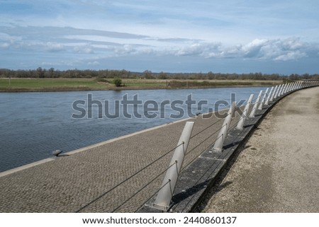 river Ijssel in Doesburg Netherlands Royalty-Free Stock Photo #2440860137