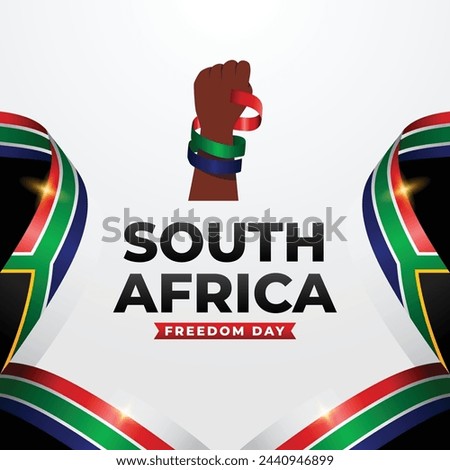 South africa freedom day design illustration collection