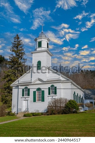 United church of Strafford, Vermont Royalty-Free Stock Photo #2440964517