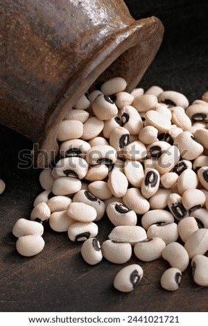 Close-Up 4K Ultra HD Image of Black Eyed Peas - Stock Photography