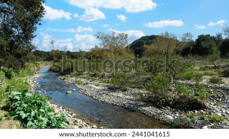 San Juan Creek in Caspers Wilderness Park in southern California