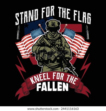 Veterans day, memorial day poster and t-shirt design