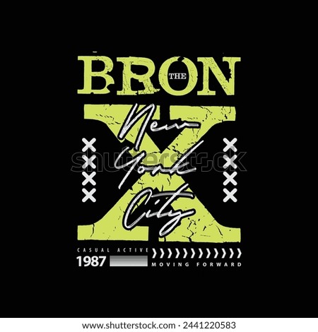 Bronx New york vector illustration and typography, perfect for t-shirts, hoodies, prints etc.