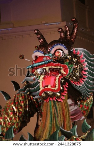Chinese dragon puppet show It is held in every Chinese festival, especially the Chinese New Year.