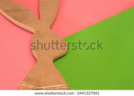 easter bunny with colorful background