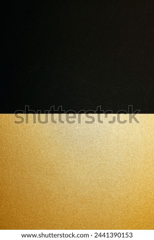 Gold and black background with space for text or image. Luxury background.