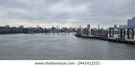 Sailing down the scenic Thames River in London, England