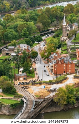 Beautiful Day at Harpers Ferry National Historical Park Royalty-Free Stock Photo #2441469573