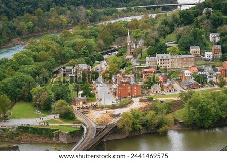 Beautiful Day at Harpers Ferry National Historical Park Royalty-Free Stock Photo #2441469575