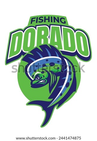 Dorado Fishing Sport Logo Mascot Design