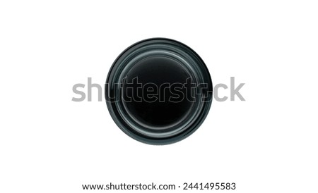 Glossy black plastic circle for Your Style 