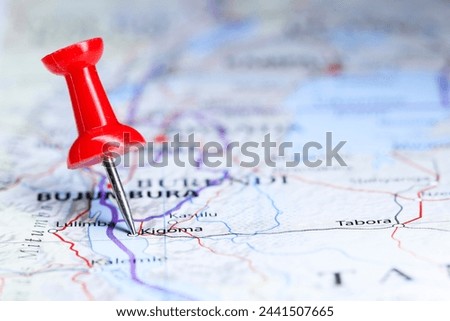 Kigoma, Tanzania pin on map