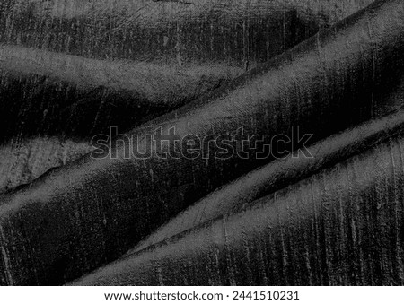 Black and white cloth pattern close view, textile material background
