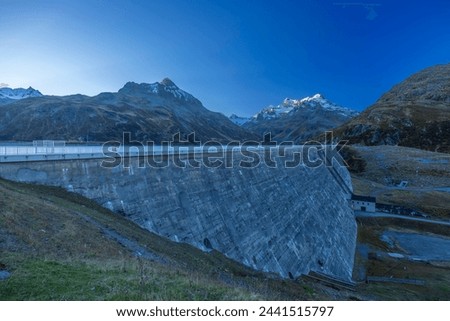 Typical landscape near Silvrettasee, Vorarlberg, Austria