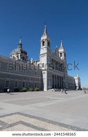 Catedral de la Almudena in Madrid, Spain, Europe