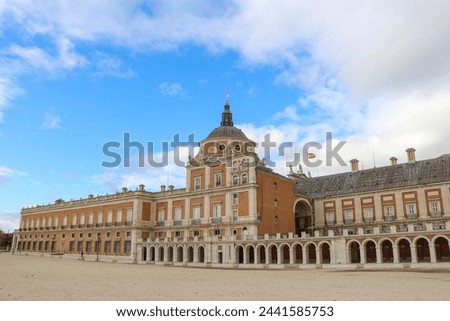Royal Palace of Aranjuez, Spain, located south of Madrid, the capital of Spain. It is one of the official residences of the Spanish royal family. Established in the 16th century. 