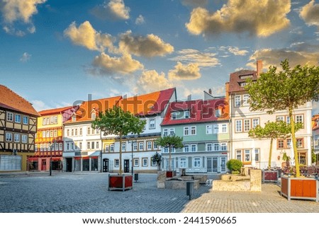 Old city of Bad Langensalza, Thueringen, Germany 