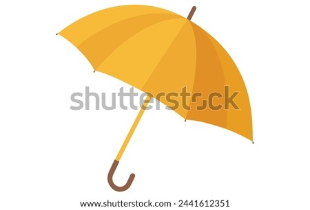 Umbrella illustration, Flat design, Vector