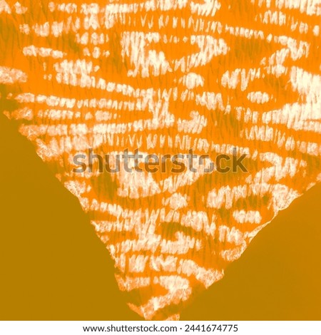 Ikat Weaving. Psychedelic Wallpapers Texture. Dirty Art Blur. Orange Abstract Artistic.  Modern Stripe. Ethnic Ornament. Background.