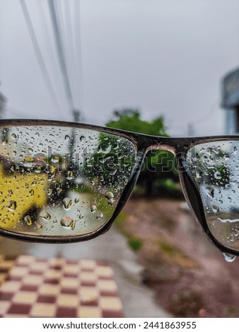 If you clean your specs the view can change from 480p to 1080p Royalty-Free Stock Photo #2441863955