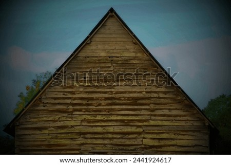 Gable end of a barn in St Margarets in the English borders.