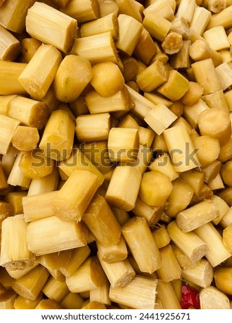 Beautiful Sugarcane pieces in small sizes 