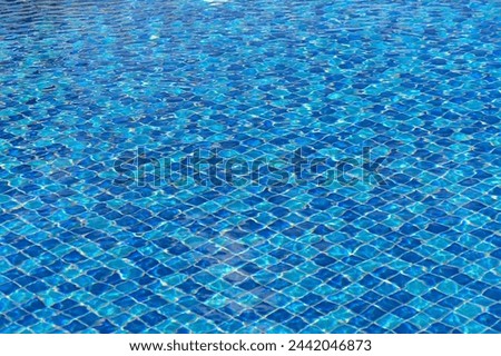 surface of blue swimming pool,background of water in swimming pool. 8