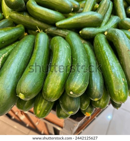 Cucumber green vegetables food fresh Royalty-Free Stock Photo #2442125627