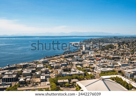 View of The Seattle Skyline, Washington State, USA