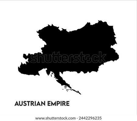 Austrian Empire icon vector design, Austrian Empire Logo design, Austrian Empire's unique charm and natural wonders, Use it in your marketing materials, Austrian Empire map logo vector Royalty-Free Stock Photo #2442296235