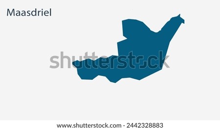 Map of Maasdriel, Maasdriel Map, Region of Netherland, district, states, Netherland map, Politics, government, people, national day, full map, area, containment, states, outline Royalty-Free Stock Photo #2442328883