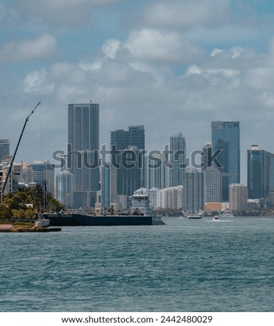 city panorama country miami Florida skyline  
