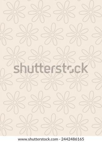 Flower Background, Daisy Texture, Daisy Wallpaper, Seamless Pattern, Floral Pattern, Flower Pattern, Wedding Background, Post Car Background, Flower Texture, Vector Illustration