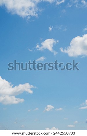 blue sky with white small clouds,sky background