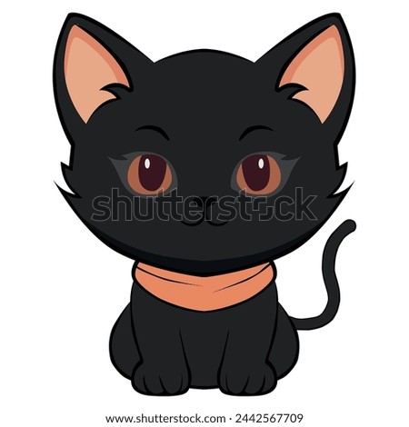 anime cartoon characters cute cats in spring pictures, happy cute, art, animals, kittens, pets, graphics, cats,