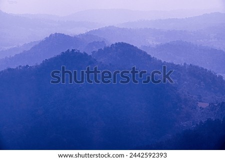Pictures of natural landscapes and high angle mountains of Thailand.