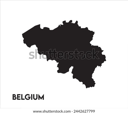 Belgium icon vector design, Belgium Logo design, Belgium's unique charm and natural wonders, Use it in your marketing materials, travel guides, or digital projects, Belgium map logo vector Royalty-Free Stock Photo #2442627799
