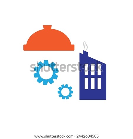 industrial logo or vector clip art 