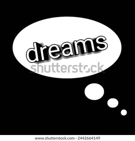 Dreams logo, dreams idea, keeping your hope.