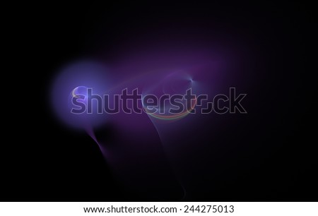 Digitally generated fractal texture of violet color, abstract background.