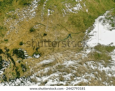 Missouri Breaks Complex Fire, Montana. . Elements of this image furnished by NASA.