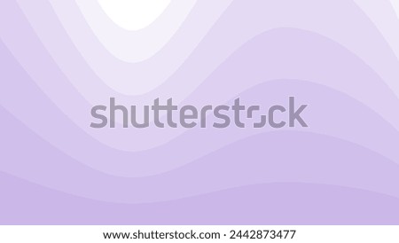 Abstract gradient background with wave elements. Purple banner with free space. Creative violet wallpaper for design.