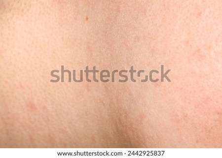 Texture of natural female leather close-up. Stock photo of the body in the best quality.