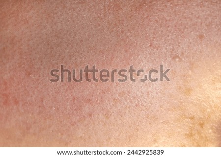 Texture of natural female leather close-up. Stock photo of the body in the best quality.