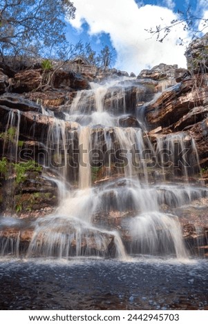 Vitorino Waterfall, a long exposure photography