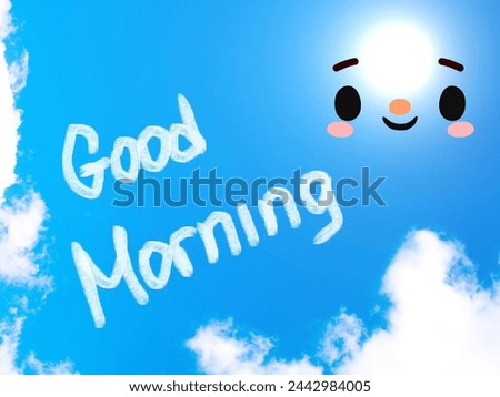 good morning and blue background and beautiful background and blue background and white background 