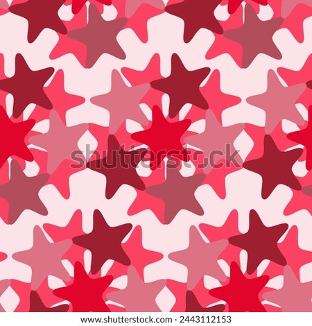 Vector - starry sky seamless pattern, colored illustration,
