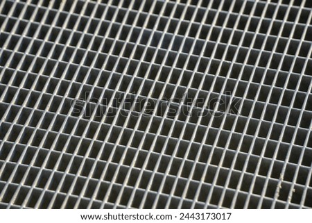 Grating Grille cover of a ventilation shaft 